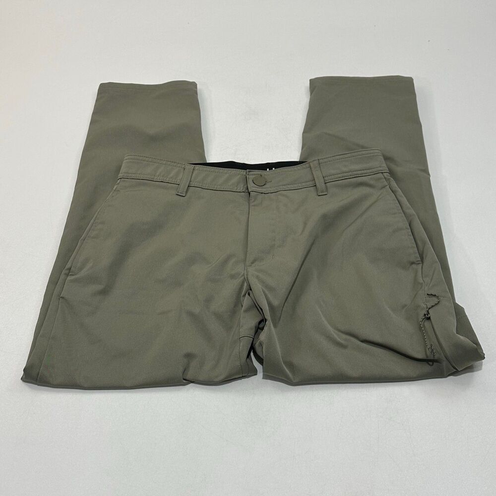 Hurley Men's Olive Green Quick-Dry Pants, Size 32